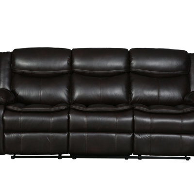 Canapé inclinable en cuir Global Air Transition avec soutien lombaire et fabrication durable pour un confort ultime