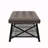 Tufted Faux Leather Like Upholstered Coffee Table