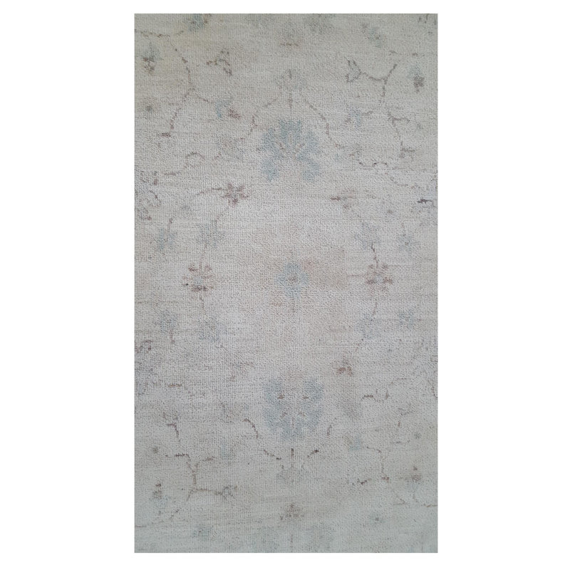Davey Hand Knotted 4x4 Ivory Round