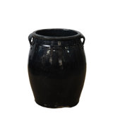 Asian Classic Handcrafted Earthenware Table Vase