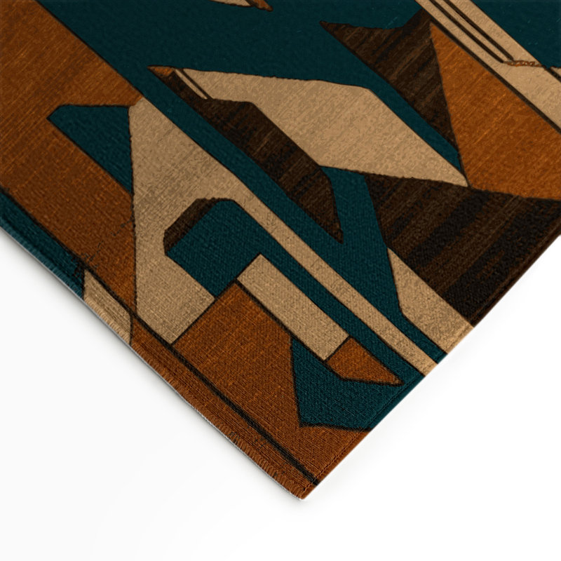 ArtDeco Gray Indoor and Outdoor Area Rug, Rectangle 3' x 5'