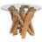 vidaXL Coffee Table with Driftwood Base, Handmade