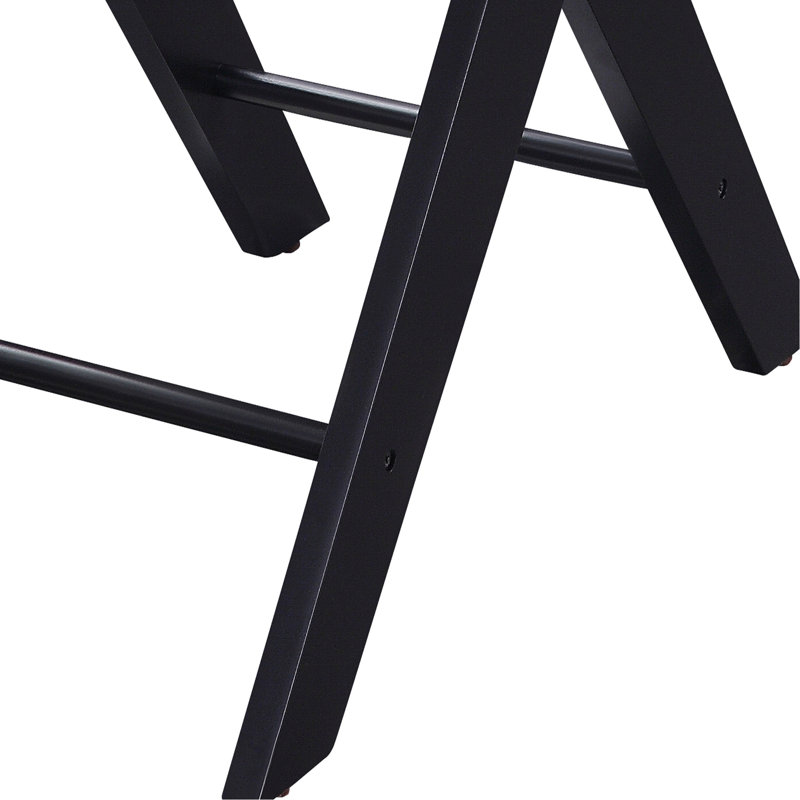 Table d'appoint rectangulaire avec tiroir et - Design blanc noir élégant et pratique