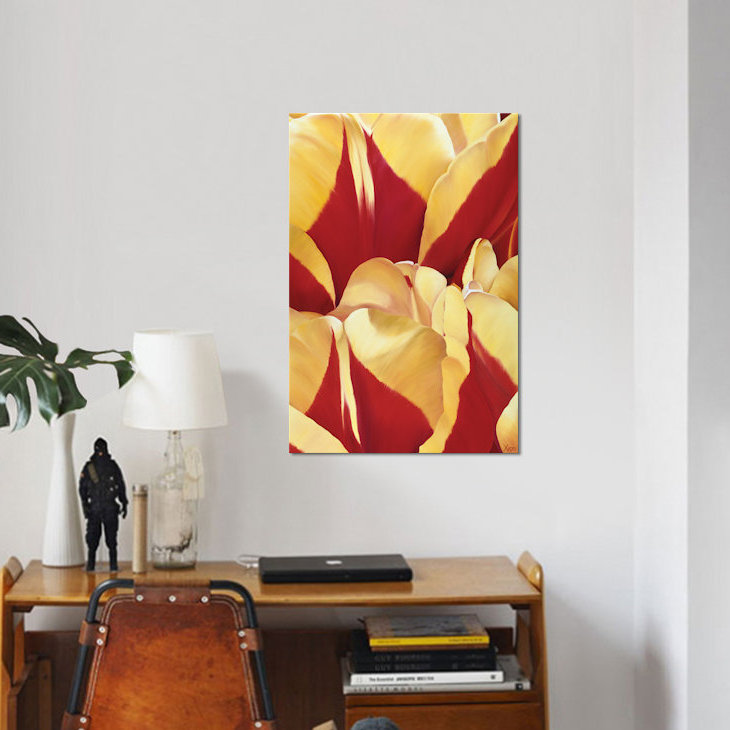 « arti tulip ii », impression sur toile, H 12 po x l 8 po x P 0,75 po, Toile tendue, Pas de tapis