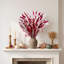 Arrangement de fleurs artificielles de fleurs de pampas séchées (vase non inclus)