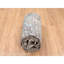 8 po 1 po x 8 pi 1 po, gris, noué à la main, motif médaillon transitionnel perse, moderne, en soie avec laine texturée, tapis oriental 2B5615DC38F94CF388E92ED329029BB3