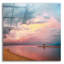  «Walking On The Beach» par Dirk Wustenhagen, art mural en verre acrylique, 36 po x 36 po-1913088750