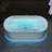 CASAINC 69"x 31.5" Whirlpool and Air Massage Heated Soaking Combination Tub with Integrated LED lighting & Bluetooth Digital Control
