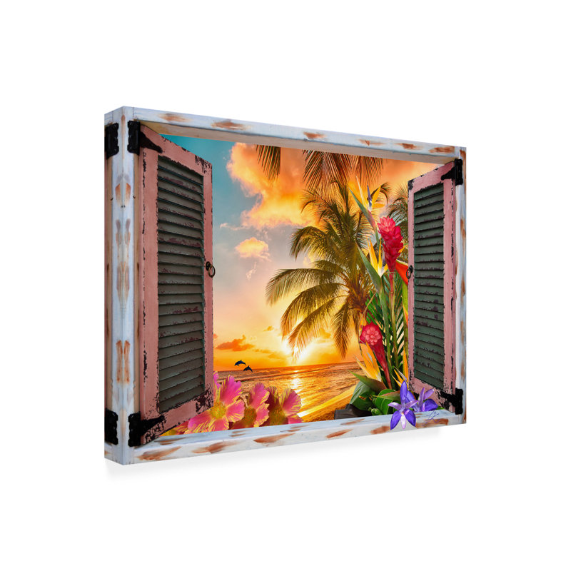 Sachin All-Weather Canvas Nautical & Beach Wall Decor, 47" W x 35" H