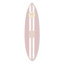 French Surfboard Blush Acrylicby Oliver Gal