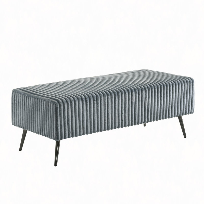 Corduroy Upholstery Bench