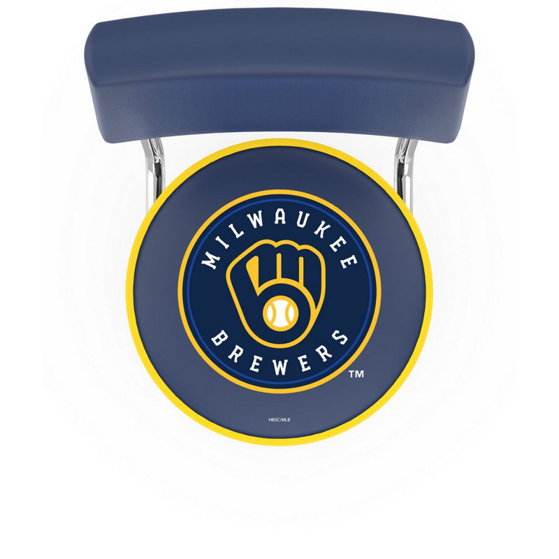 Tabouret de comptoir pivotant L7C4 Milwaukee Brewers