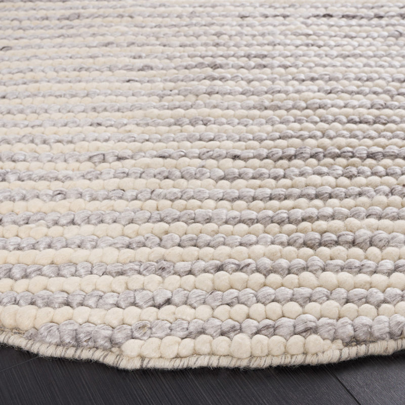 Charvik Striped Indoor Rug, Round 10'