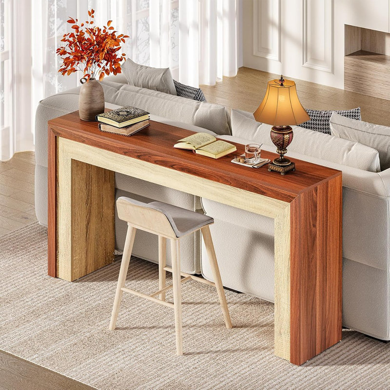 Console, canapé-lit étroit