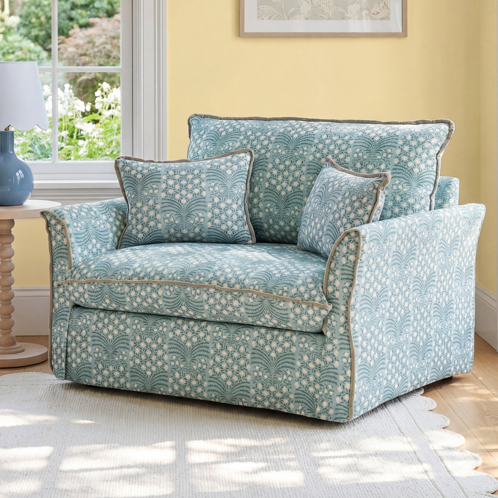 Erin & Ben Co. Upholstered Accent Chair, Beige