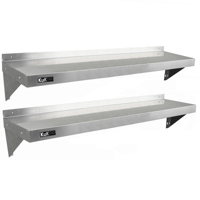 2 Piece Metal Bracket Shelf
