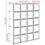 20 Door PP (Polypropylene) Wardrobe