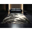 Tapis marocain doux et moelleux d'inspiration mondiale Olivet - reliure noire-754486676