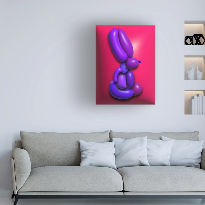 «Takun Williams Bunny», art sur toile, H 14 po x l 19 po