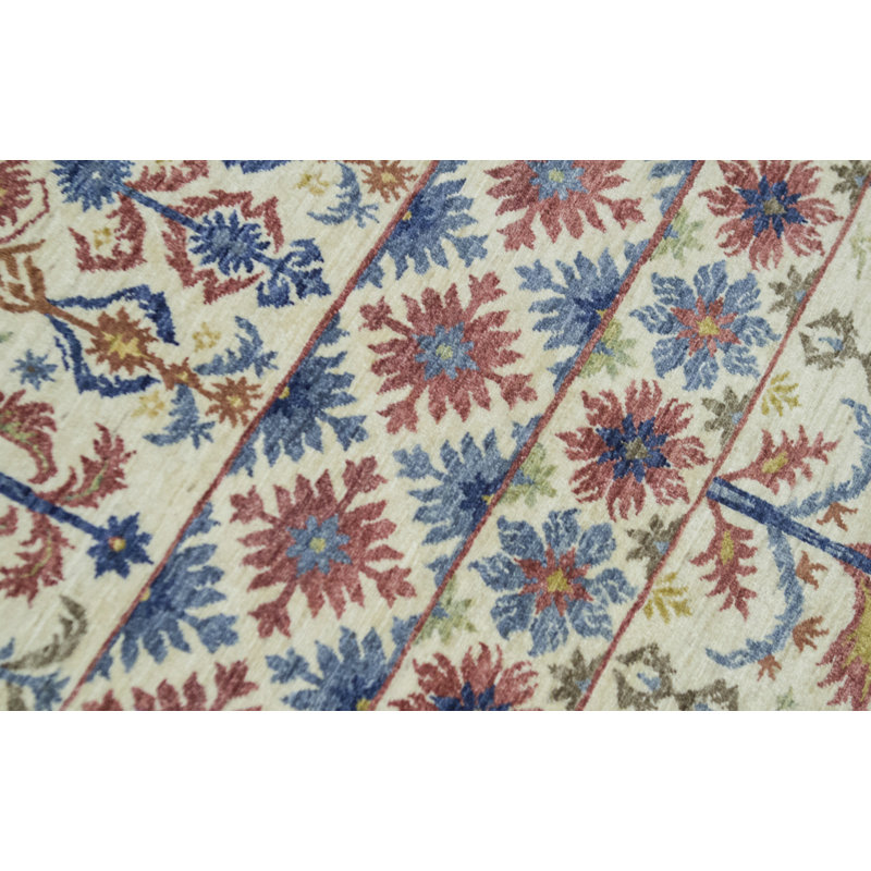 Tapis crème de haute qualité noué à la main Sultanabad