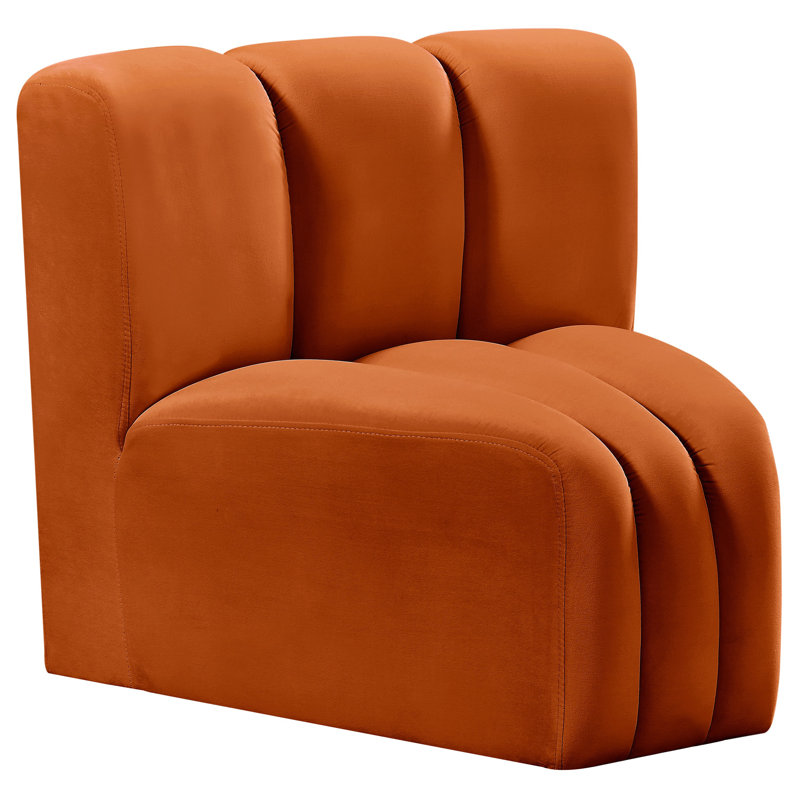 Chaise d'appoint Holdina, Cognac