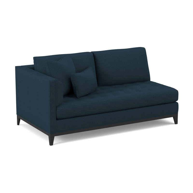 Paramount Upholstered Sectional Symmetrical, Espresso, Elise Flax