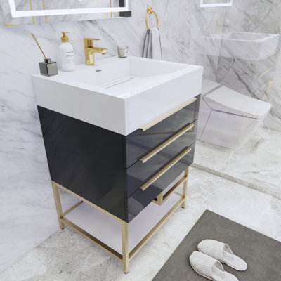 Ensemble de meuble-lavabo simple 24 po Glasgow