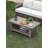 SeeHill Outdoor Coffee Table, Aluminum Rope Weave Patio Coffee Table, Weatherproof Outside 2-Tier Rectangle Outdoor Patio Furniture for Garden, Pool, Outside, Decks, Gray Oak