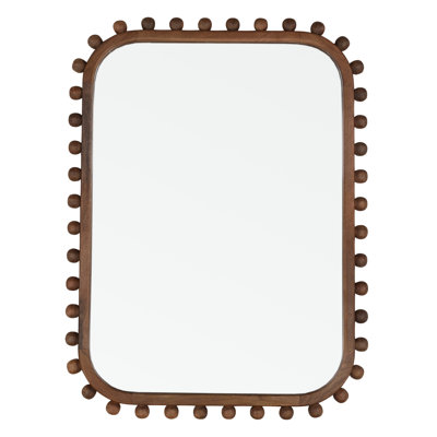 Miroir Eluned brun foncé