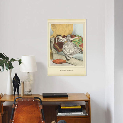 « rétro femme ad ii », impression sur toile