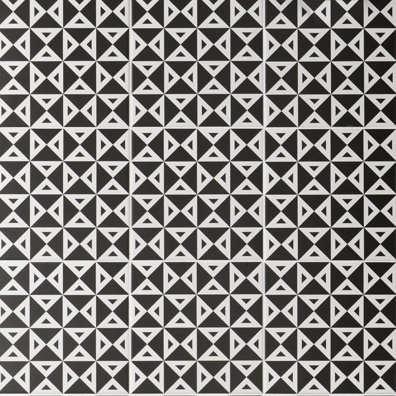 Carreau de porcelaine pour mur et plancher 7,87 "x 7,87" Script