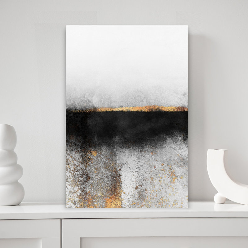 Art contemporain contemporain abstrait, H 18 po x l 12 po