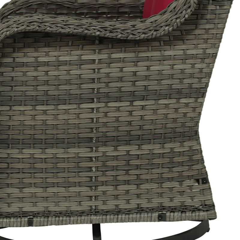 Méridienne Mapleview, Rouge, Gris