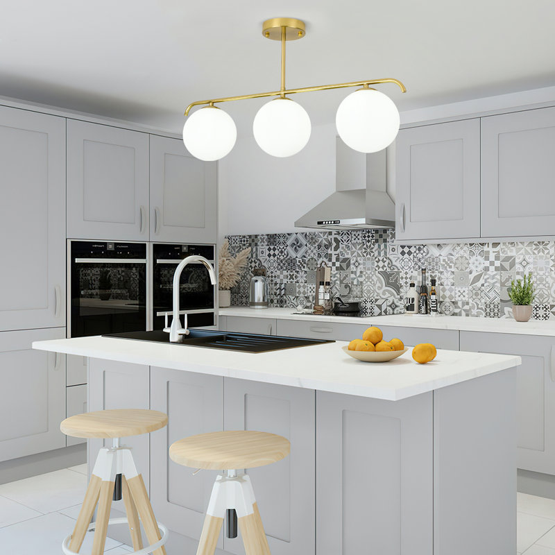 Laneeka Glass Semi Flush Mount