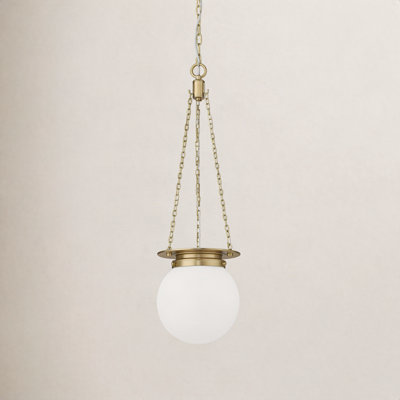 Zella Single Light Glass Dimmable Pendant
