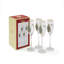 Spode Christmas Tree Champagne Fluted Glasses