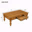 Table basse rectangulaire en bois avec tiroir de rangement-850344928