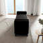 Banc de rangement en sherpa de 66 pouces avec pieds en bois massif et 2 traversins, banc de bout de lit multifonctionnel pour chambre à coucher, salon, entrée
