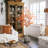 Autumn Paper Birch Artificial Fall Tree-1675322756
