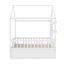Structure de lit pour enfants avec garde-corps de sécurité et rangement sous le lit-133401055