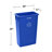 Plastic Open Recycling Bin - 23 Gallons