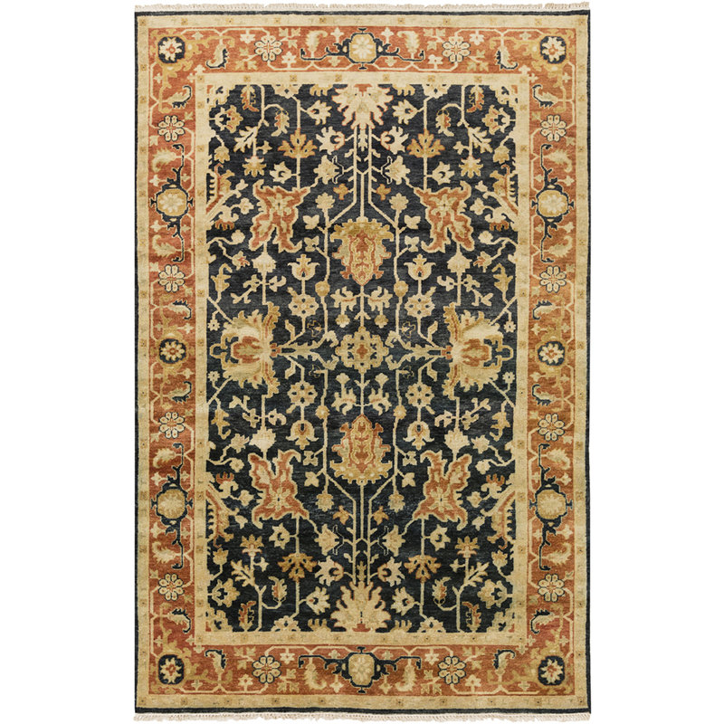 Barlett Wool Oriental Indoor Rug, Rectangle 2' x 3'