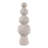 Modern Geometric Sculpture - Pottery And Paper Mache Decorative Art With Stacked Contemporary Design For Sleek Stylish Accent Display-1446668706