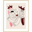 «Love Yours» - Reproduction d'art graphique sur papier encadré-977773365-977773366