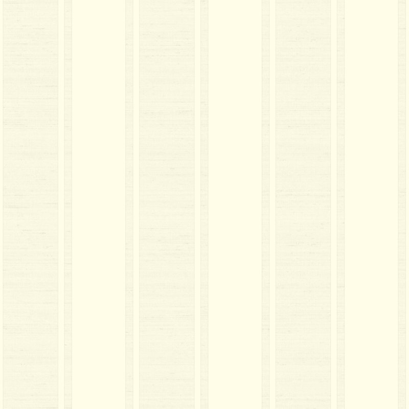Italian Silks and Damasks 10.05m x 53cm Satin Wallpaper Roll, White