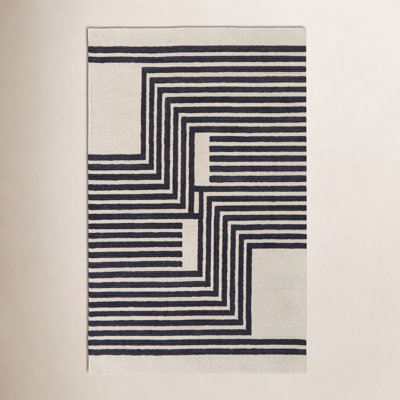Raku Wool Abstract Indoor Rug