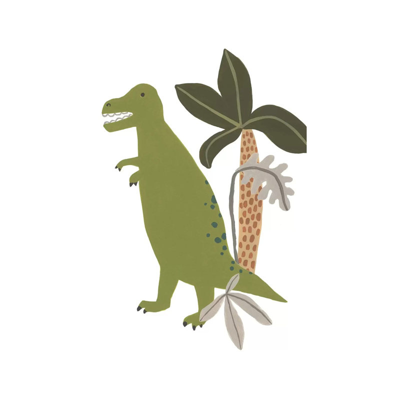 Décoration murale pour enfants Mighty Dino II, H 12 po x l 8 po x P 0,75 po, Toile tendue