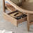 Solid wood creative walnut-shaped coffee table