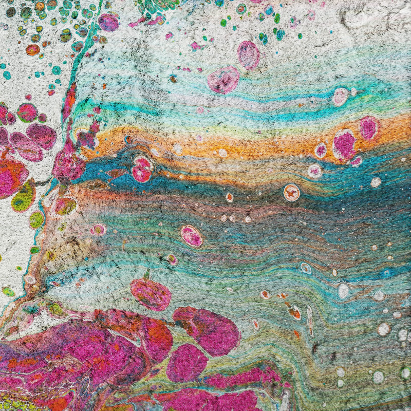 Premium Machine Washable Dream Shag Abstract Rug, 1'8" x 2'6"