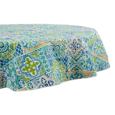 Toma Abstract Round Tablecloth